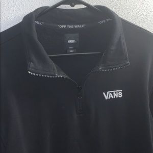Black Vans Half Zip